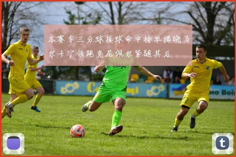 本赛季三分球接球命中榜单揭晓马尔卡宁领跑克尼佩尔紧随其后